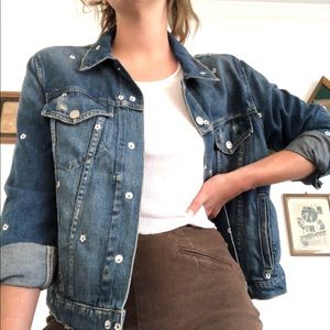 embroidered jean jacket